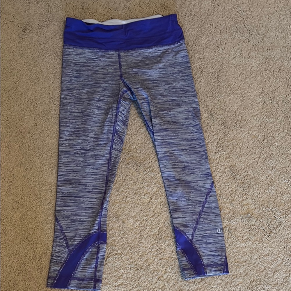 Lululemon run inspire crop legging size 4